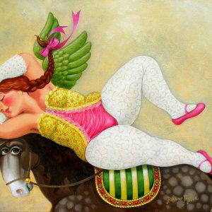 4 Jo Taylor acrylic and oil Circus Ride