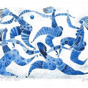 5 Jo Taylor watercolour Blue Moon Taboo