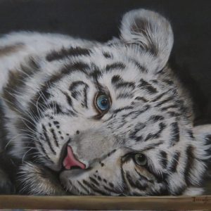 Jennefer_Ann_White_Tiger_Cub_42x30cm